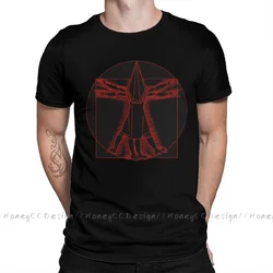 Shirt Men Clothing Silent Hill Toluca Lake T-Shirt Vitruvian Pyramid Head Fashion Unisex Short Sleeve TShirt Loose