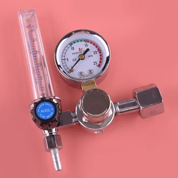 0-25Mpa Argon CO2 Mig Tig flow meter gas regulator welding gauge welder helium carbon dioxide calibration Fit for