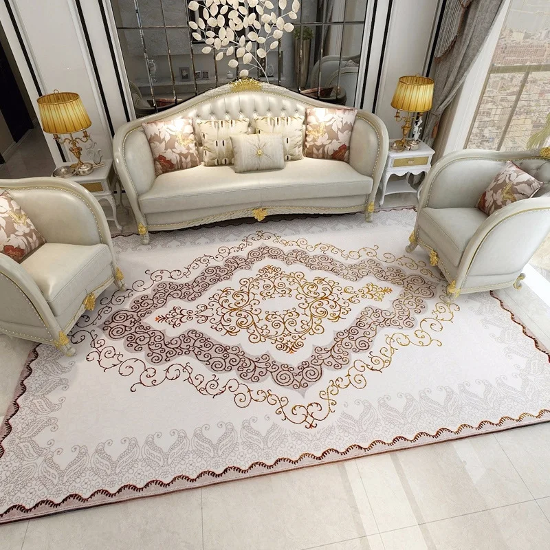 Modern Nordic home large area bedroom carpet Oushiman simple living room coffee table carpet