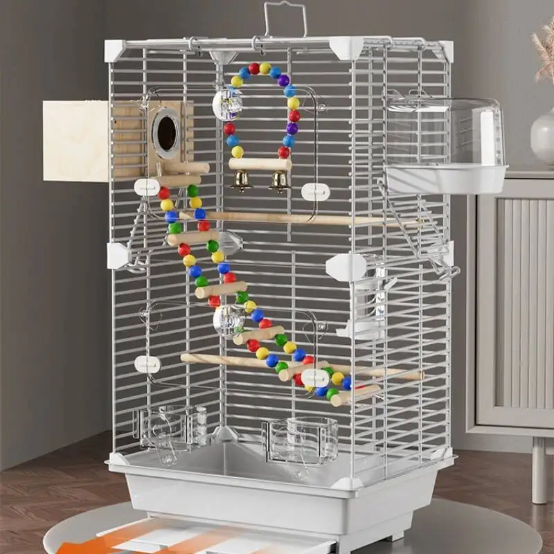 

Large Hut Aviary Quail Bird Cage Toys Courtyard Hummingbird Bird Cage Villa Speciality Jaula Decorativa Pet Products RR50BC