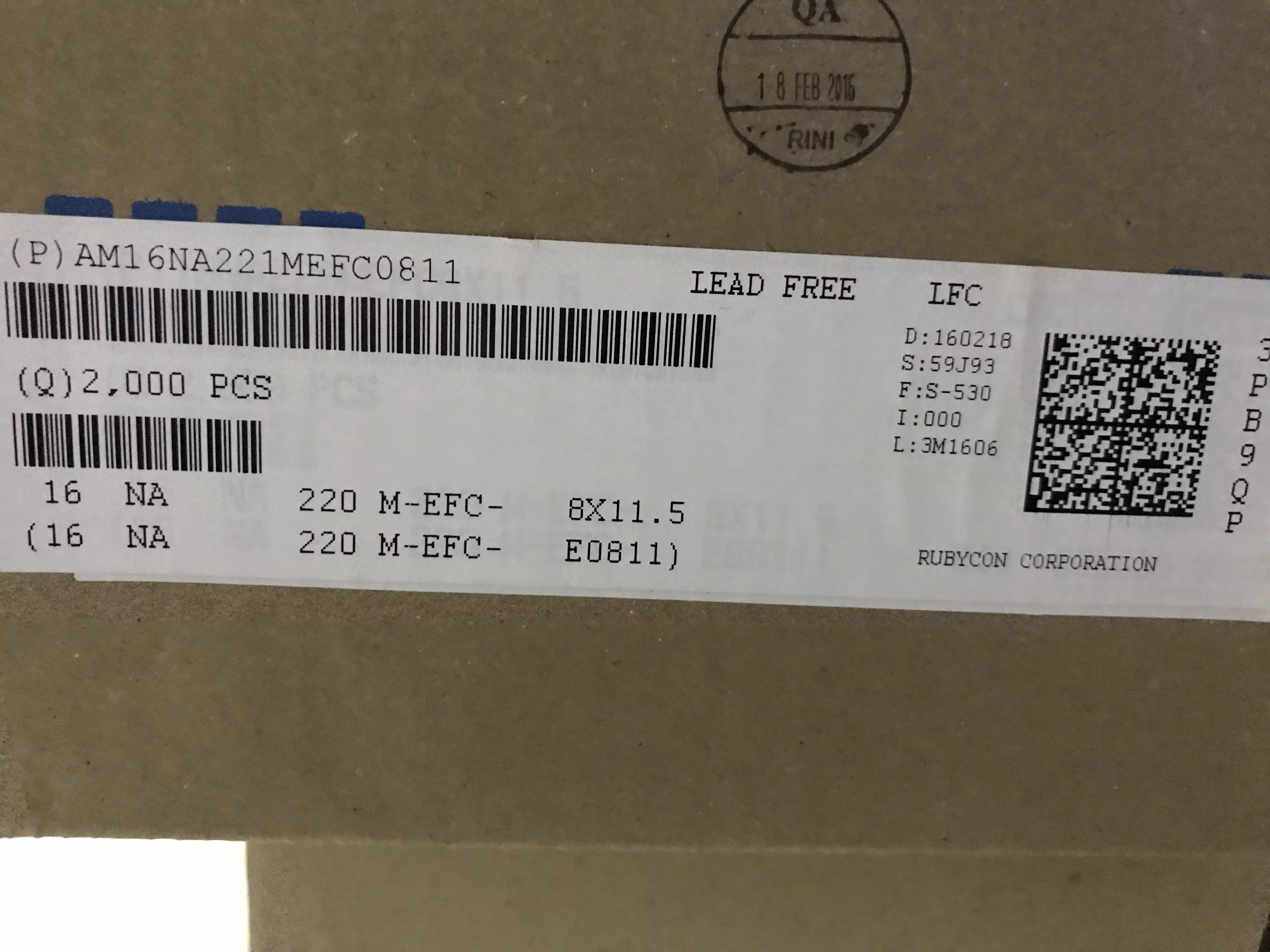 2024 10 Stuks Japan Rubycom 16v220uf Na 8X11 Bp Niet-Polaire Bipolaire Elektrolytische Condensatoren Vrije 220Uf 16V