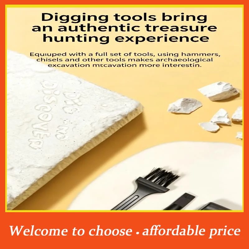 

TH 1pc new Dinosaur Fossil Dig Kit – Excavate & Assemble Dinosaur Skeletons| 3D Dino Bones Puzzles| Jurassic Paleontology Toy