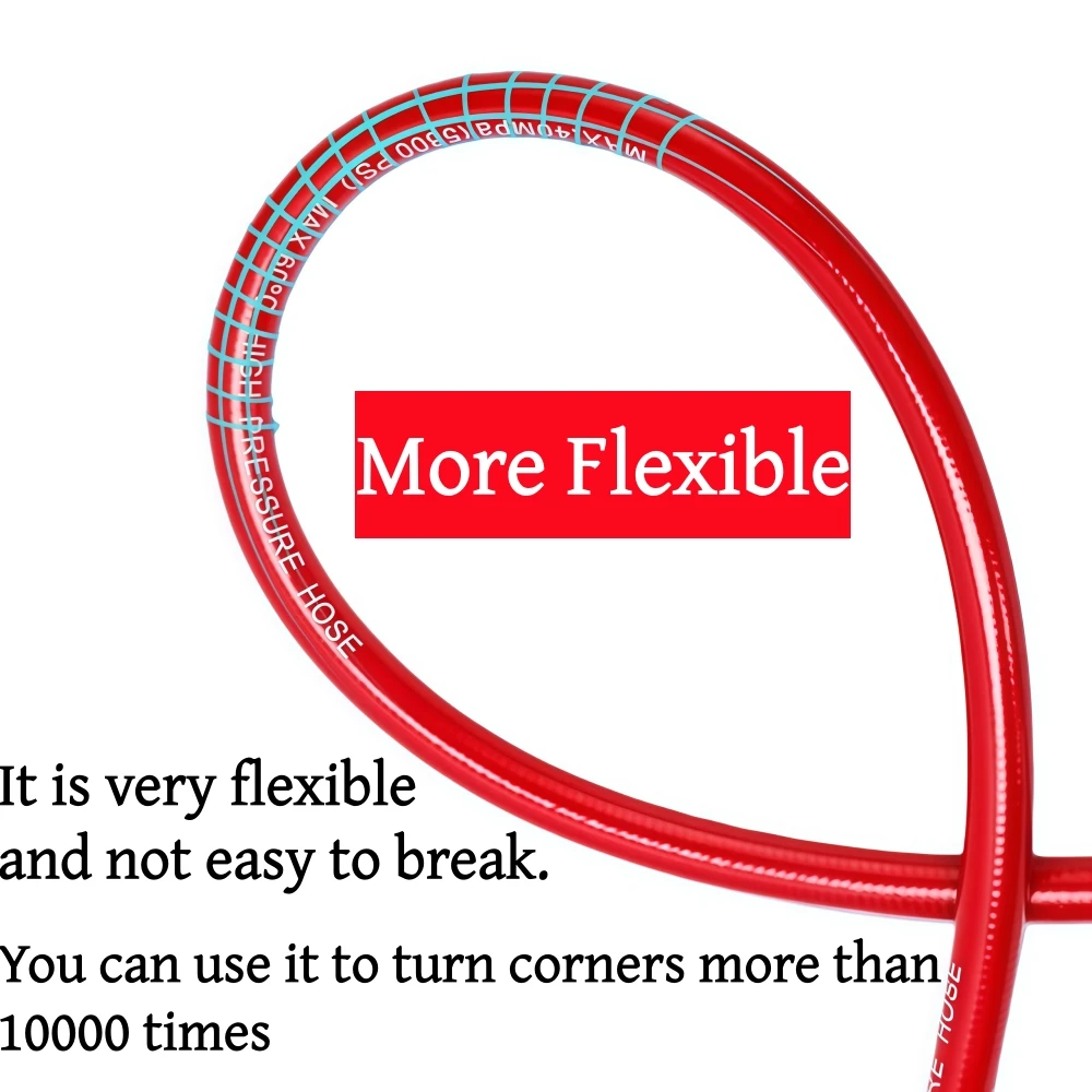 10m / 20m الصرف الصحي تنظيف خرطوم 1/4 NPT ضغط تنظيف فوهة ل Karcher بوش Lavor Nilfisk Elitech Huter Kranzle #3