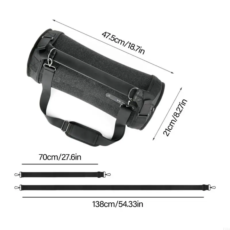 กระเป๋าจัดเก็บกระเป๋าผ้า F92A PVC กระเป๋าป้องกันสำหรับตัวป้องกันลำโพง SRS-XG500
