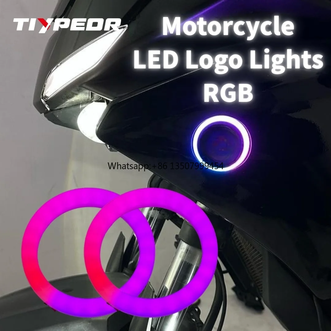 

Logo LED 50mm RGB Light Circle With Cover Ring Light Angel Eyes for Logo Backlight Logo LED for