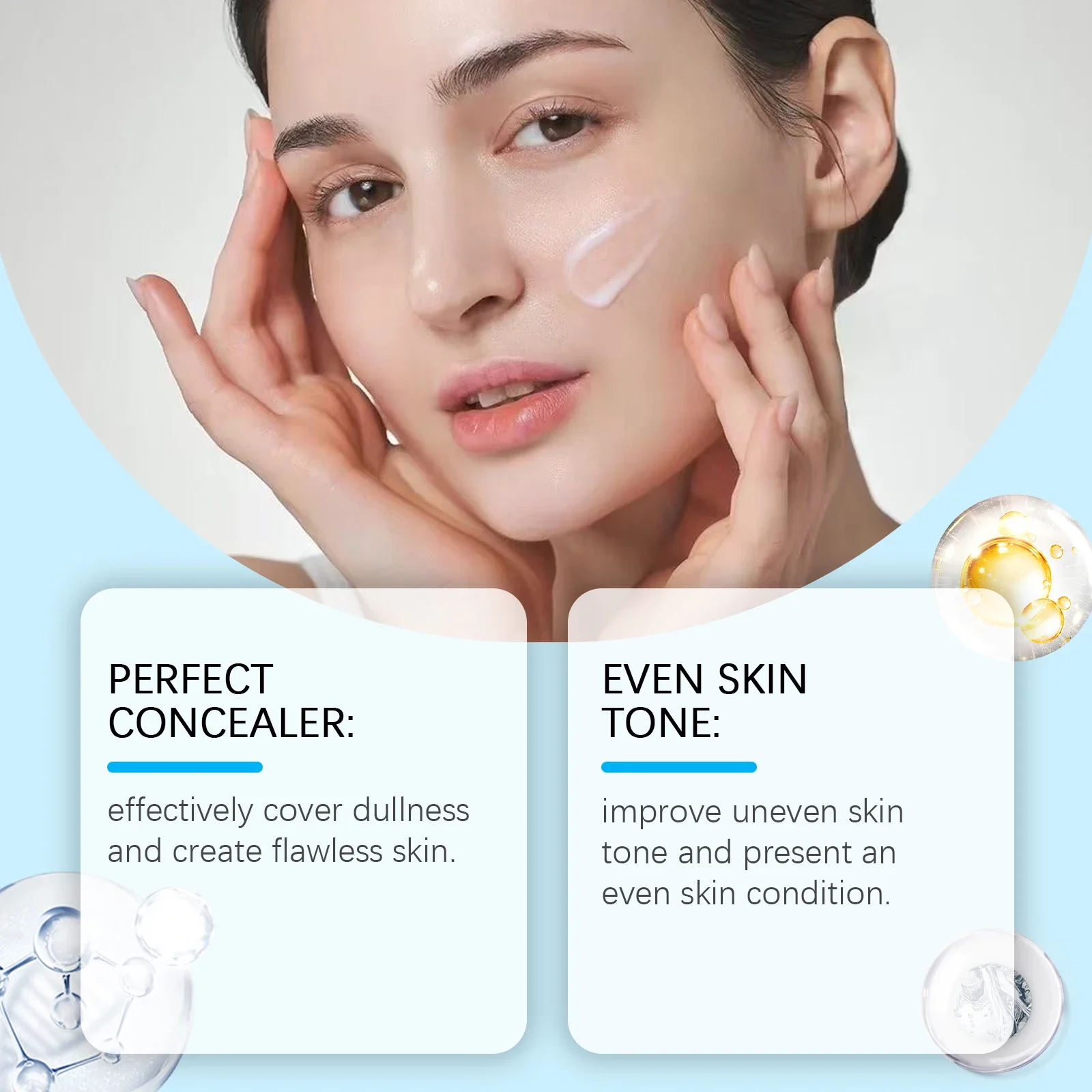 保湿メイクアッププライマー乾燥肌を改善ナチュラルコンシーラーベースメイク深い水分補給持続保湿フェイスプライマークリーム