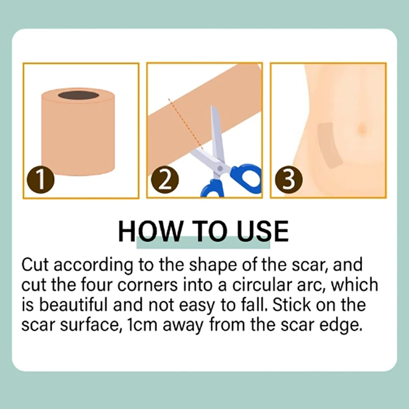 ملصق غطاء كامل مقاوم للماء ، شريط إخفاء عيب الوشم العملي ، ندبة مناسبة لأي نوع جلد