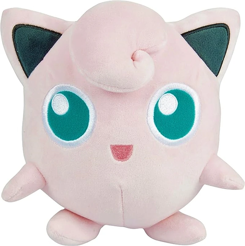 

Cute TAKARA TOMY Pokémon Jigglypuff Plush Stuffed Animal, 8" - Officially Licensed - Great Gift for Kids