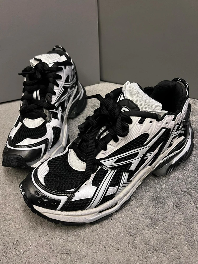 

Усовершенствованные мужские модели Dad oes в стиле ретро, модные, новинка 2025, универсальные, интернет-знаменитости, уличные, для пар, Thi Bot Sports S...