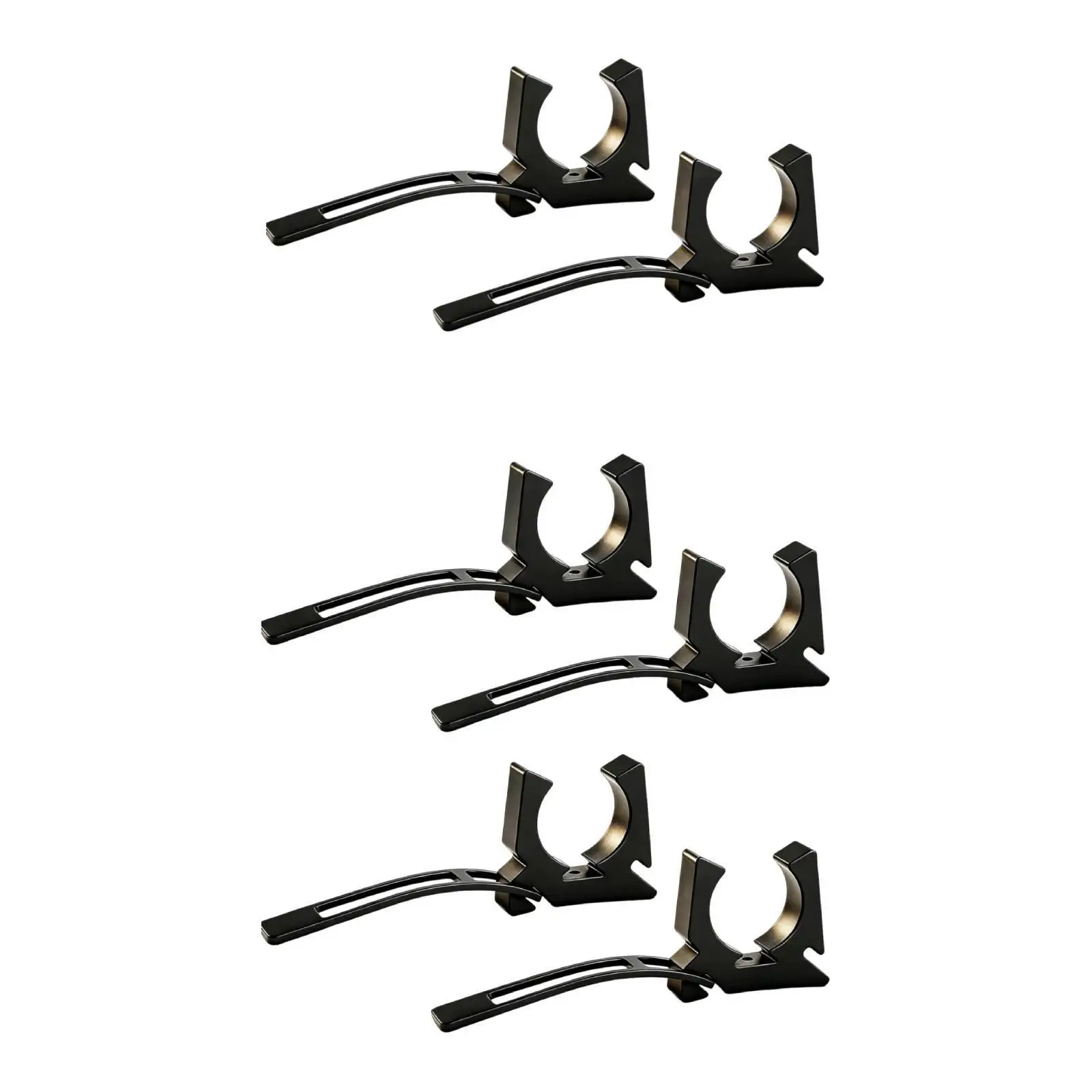 Space Saving Boat Hook Holder Spring Clips Vertical or Horizontal Mount for Kayak Paddle and Rod