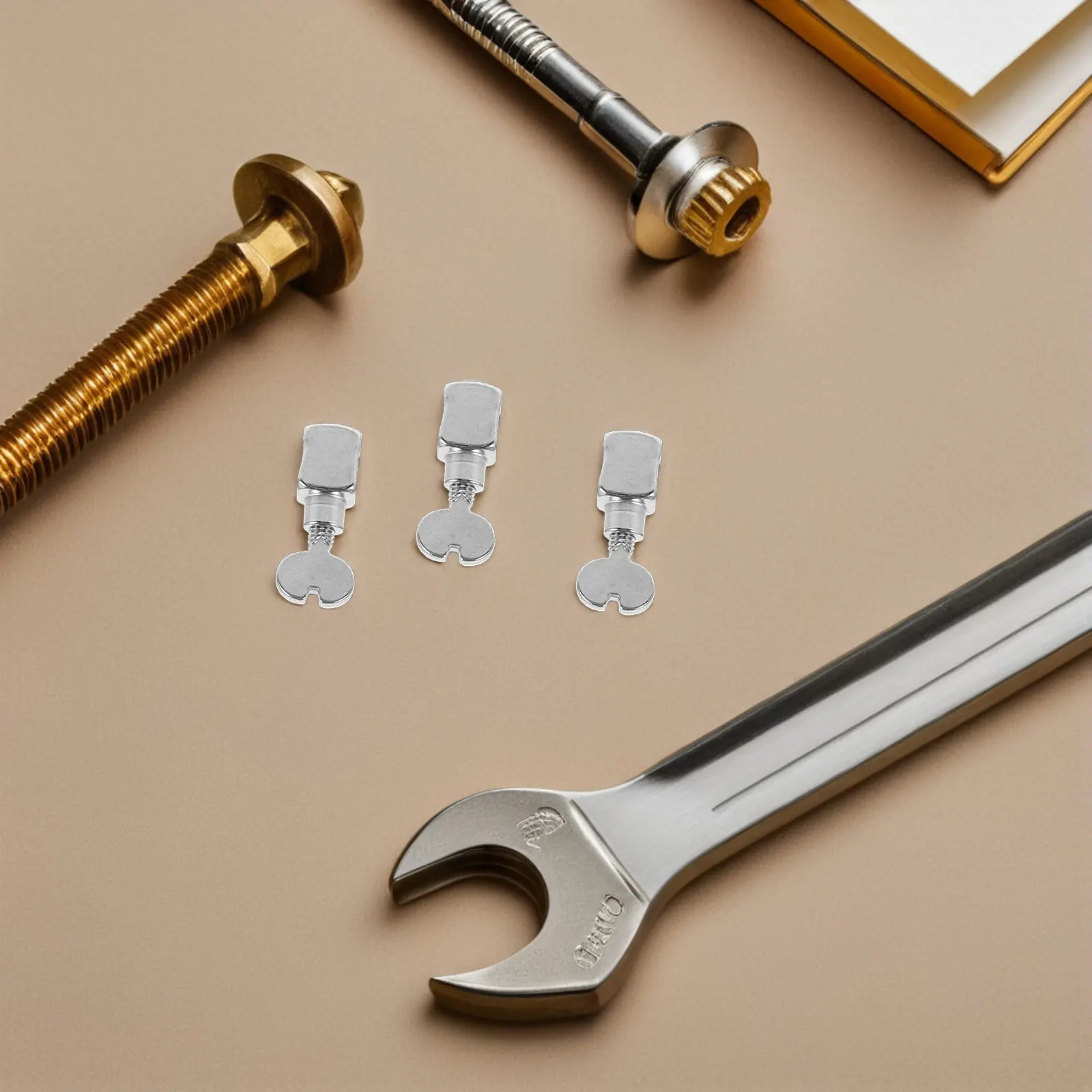 10Pcs Metal Sewing Machine Needle Clamp Fitting Rotatable Screw Design for Home Use Enhanced Precision Reduced Thread Snapping