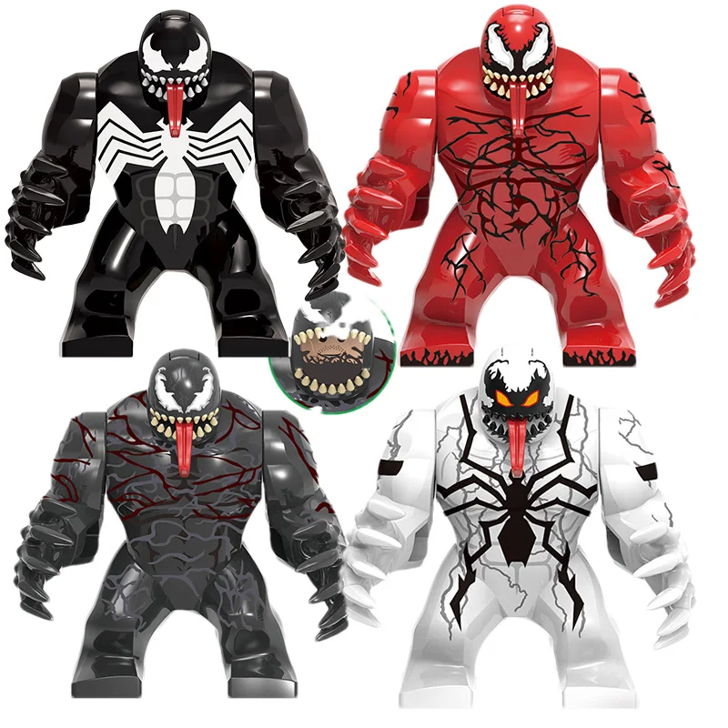 

Marvel Superhero Building Blocks para adultos e crianças, abatidos com Venom Puzzle, montagem DIY, Building Block Toy Gifts