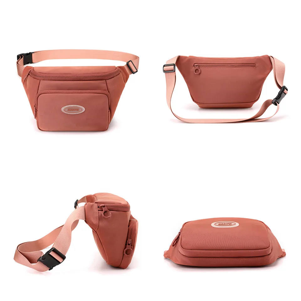 Women Waist Packs Pocket Casual Travel Belt Bag Women Fashion Waterproof Nylon Chest Bum Sling Bag