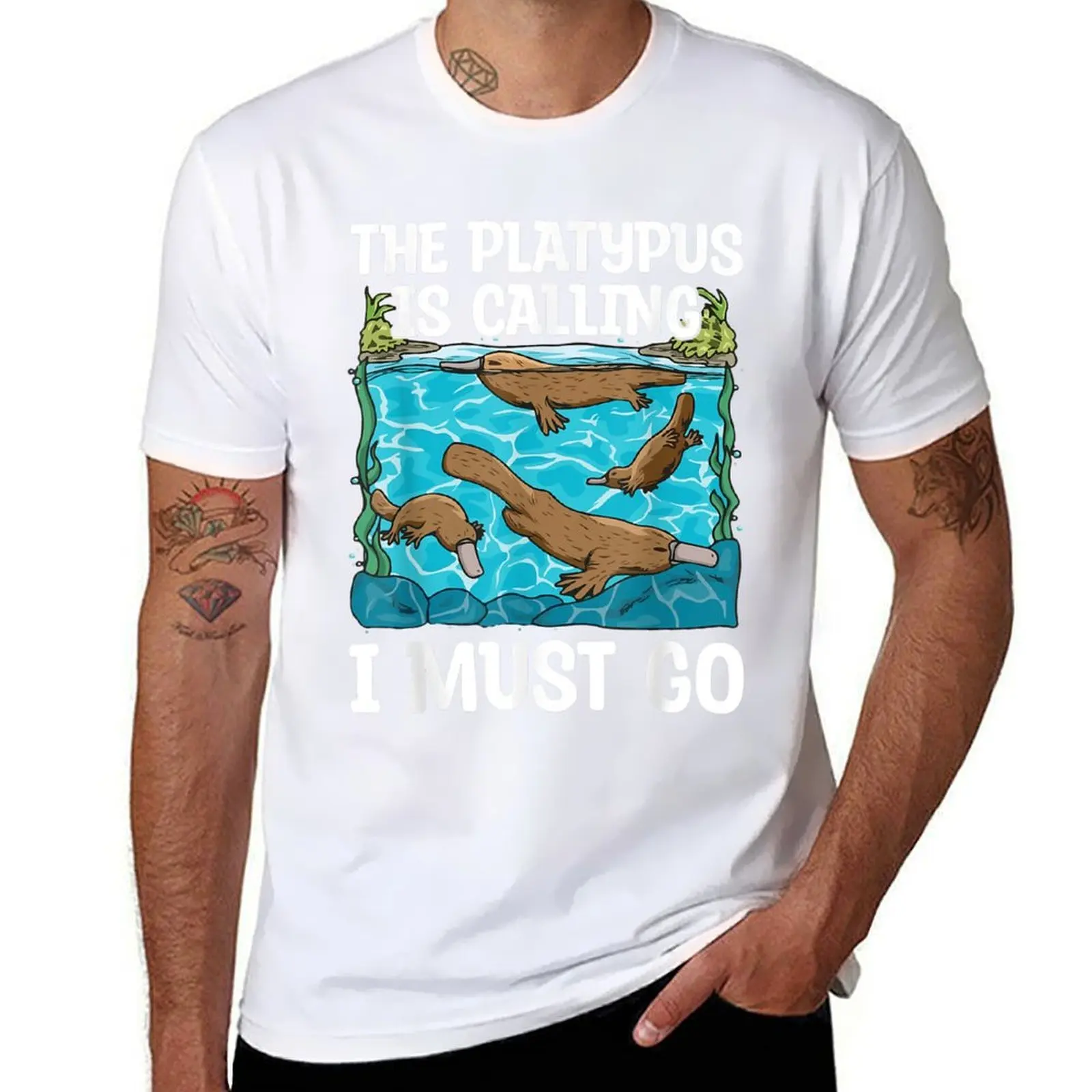 

Cute Platypus Monotreme Design for a Platypus Nerd T-Shirt t shirts designer t shirt men 100% cotton luxury brand T-Shirt