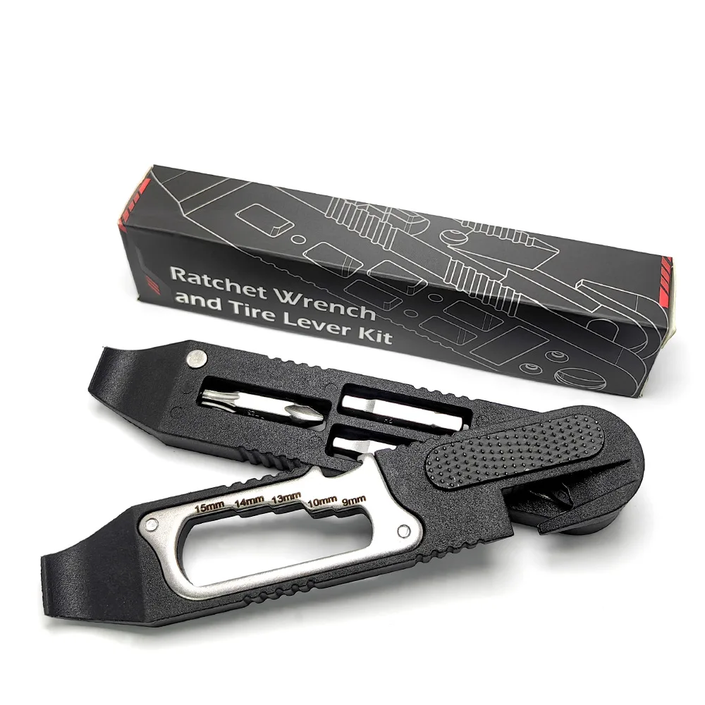 AliExpress NONE OFFBONDAGE Bike Torque Wrench Multi-tool Bicycle Tire Levers Cycling Ratchet Wrench Kit MTB Wrench Set Bike Maintenance Tools