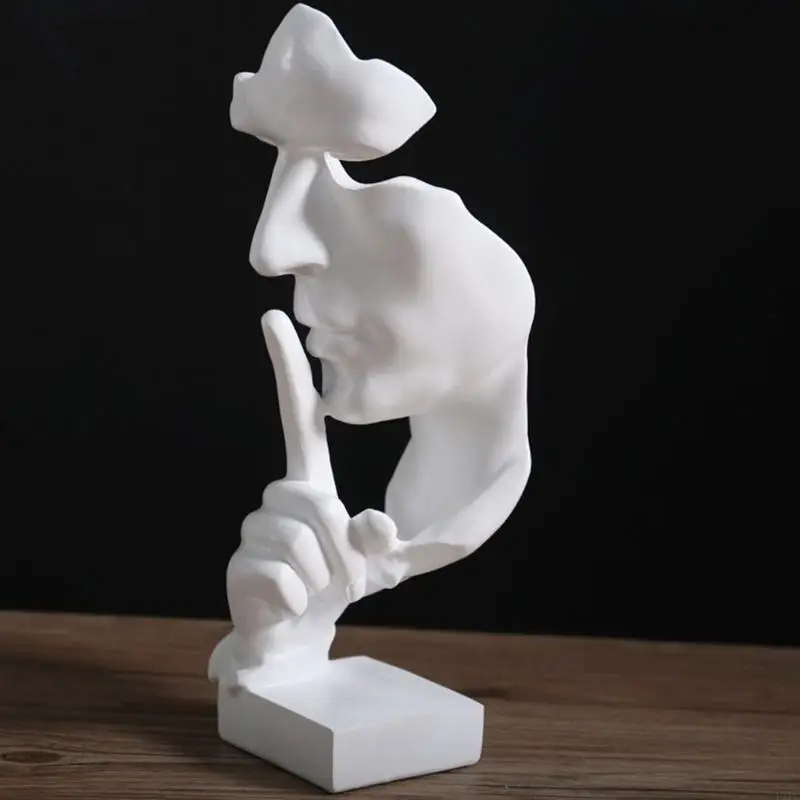 PXPC Nordic Abstract Sculpture Figurine Craft Resin Modern Art Statue Living Room Bedroom Office Decoration