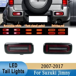 LED Tail Lights DRL Driving Daytime Running Lamp Rear Reversing Brake Light Amber Turn Signal for Suzuki Jimny 2007-2017