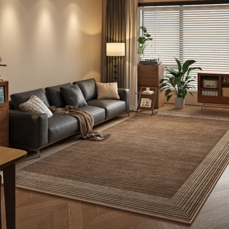Bedruckter Teppich, moderne minimalistische Bodenmatte, geeignet für Wohnzimmer, Sofa, Heimdekoration, rutschfeste Bodenmatte