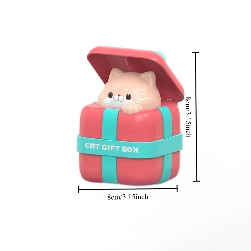 New Pull Back Cars Cute Cat Press Vehicle Toys Creative Cartoon Inertia Power Truck Car Collectible Puzzle Toy For Birthday Gift