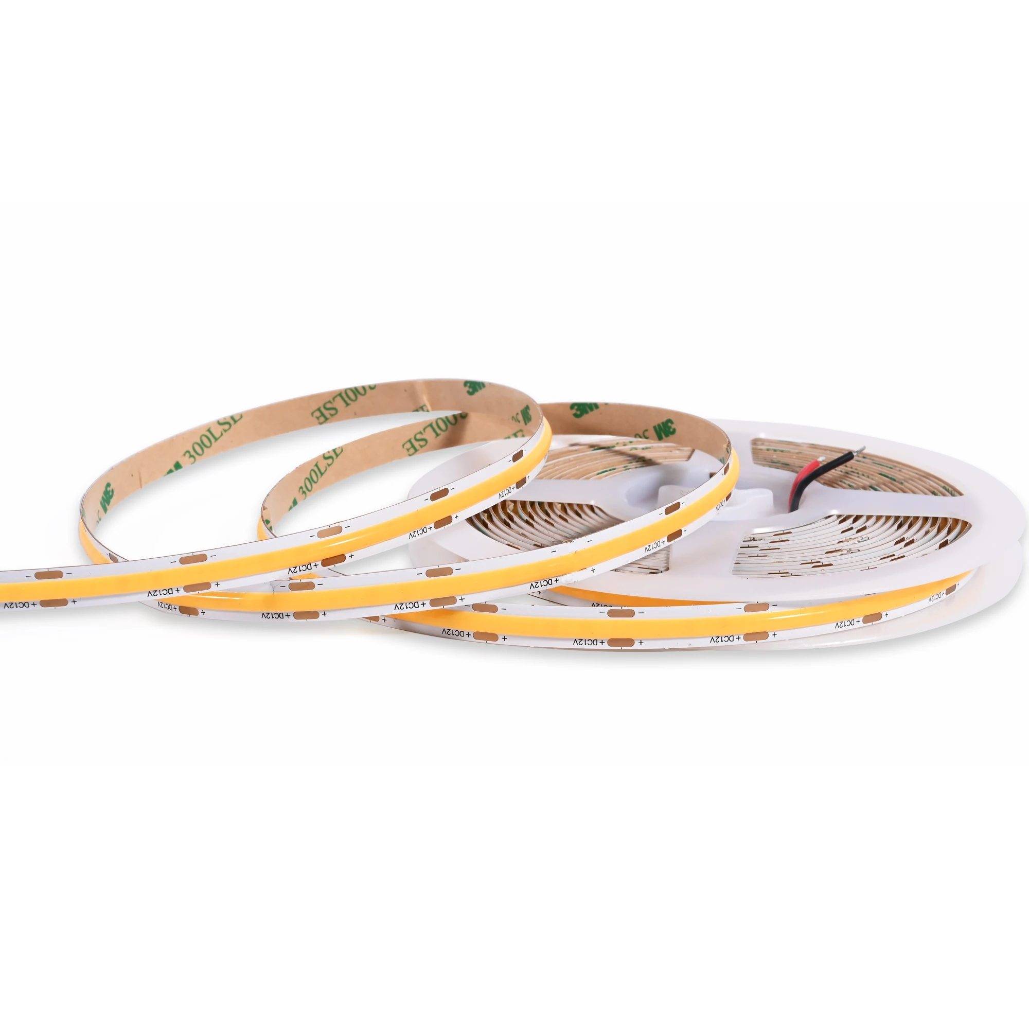 FCOB LED Strip Light 480 Led flessibile ad alta densità FOB COB LED Light Tape RA90 Warm Nature Cool White Linear 5mm/8mm 12V 24V