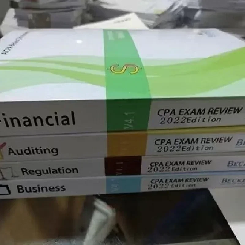 كتاب مدرسي جديد لعام 2022 من AICPA Becker Cpa USCPA (إرسال ملفات PDF فقط، تحتاج إلى كتب مادية لتوصيل خدمة عملاء المتجر) كتب #1