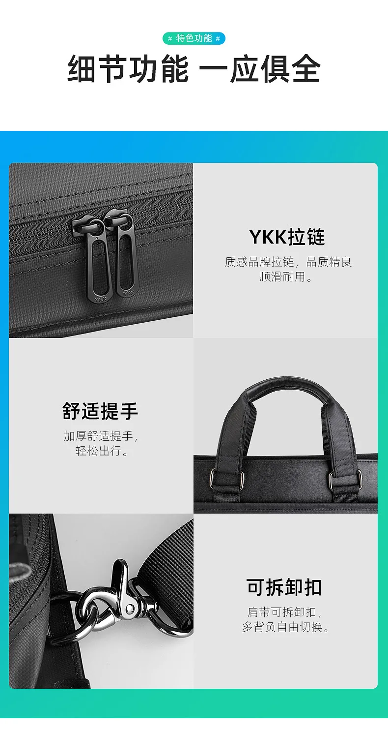 Mark Ryden Men Laptop case Oxford Briefcase Travel Bags Large Handbag Messenger Bags Male Fashion Shoulder Bag