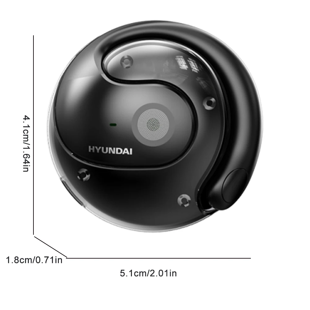 سماعات مترجم اللغة IPX5 مقاومة للماء معلقة للأذن من النوع C شحن سماعات أذن لاسلكية مفتوحة للمسافرين