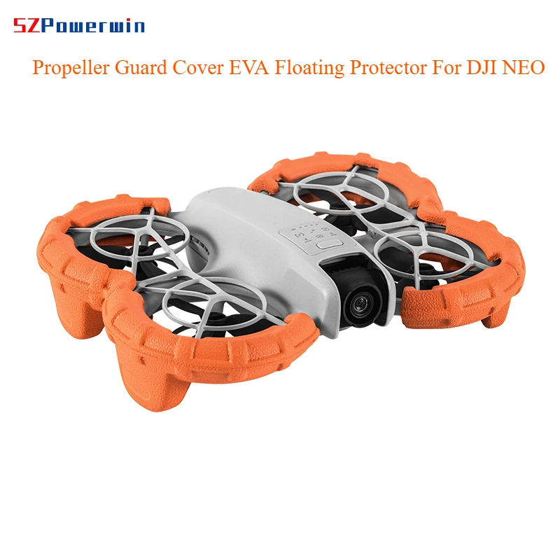 Powerwin Drone Parts Propeller Guard Cover EVA Floating Protector For DJI NEO Drone Accessories Anti-Collision Ring