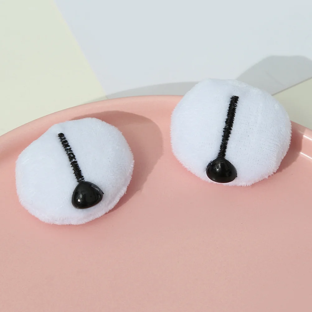 Nez artisanal de sécurité pour animaux en peluche, 10 pièces, mignon en coton fait à la main, chien ours, jouet bouche, accessoires d'animaux légers