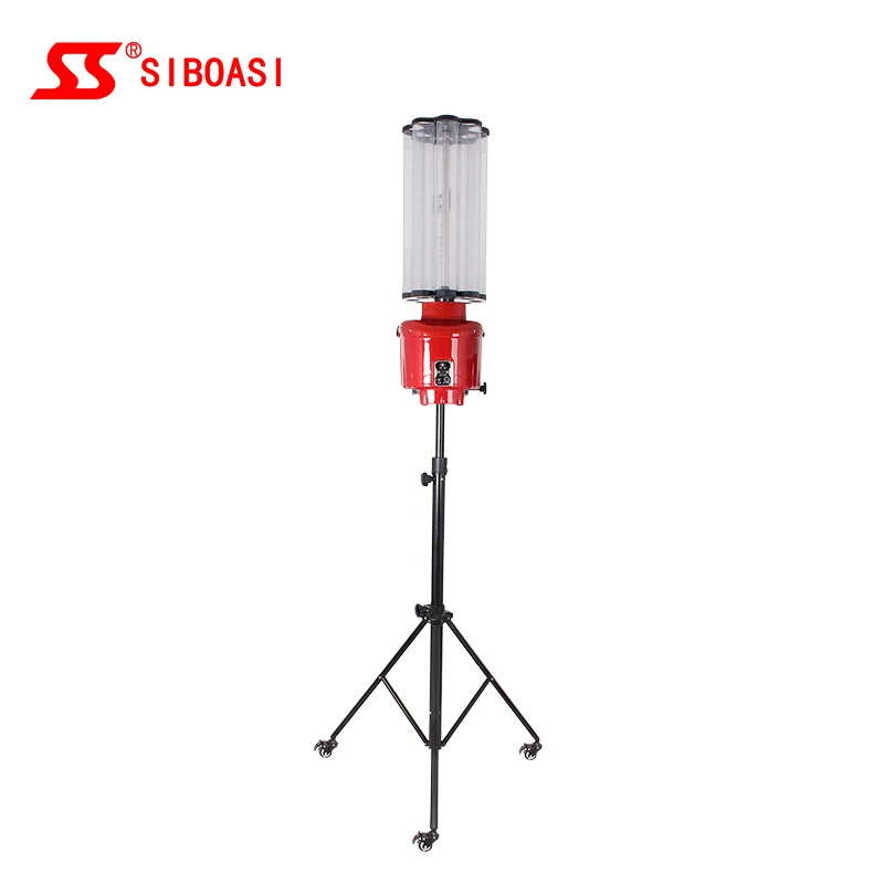 SIBOASI S3025 Multi-functions Automatic Badminton Machine Badminton Shuttle Launcher With Training Drills