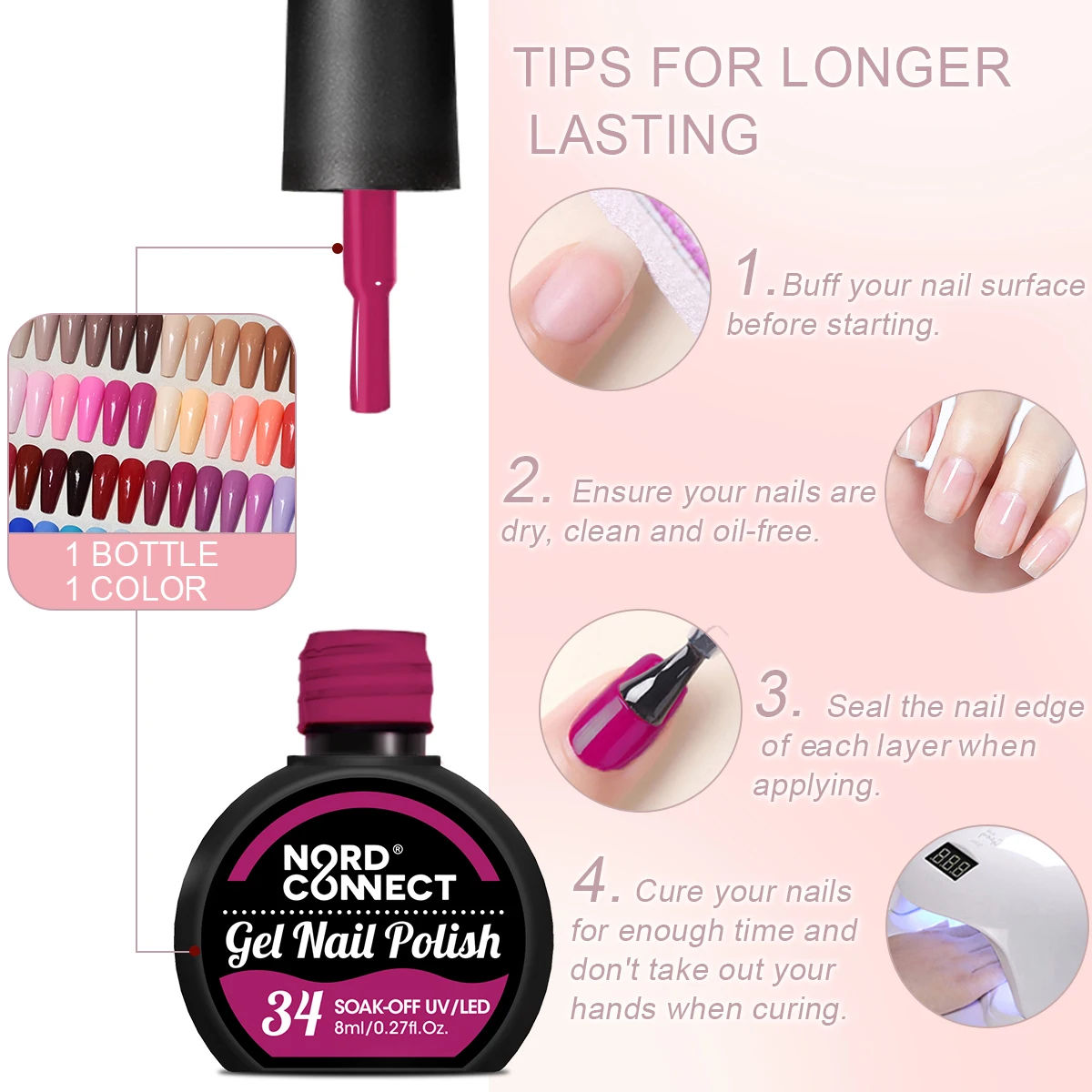 مجموعة طلاء الأظافر 8 ألوان 8 مللي عاكس المغناطيسي طلاء الأظافر نقع قبالة LED هلام صالون النساء أدوات مانيكير رجل الموضة الثلاثية الأبعاد