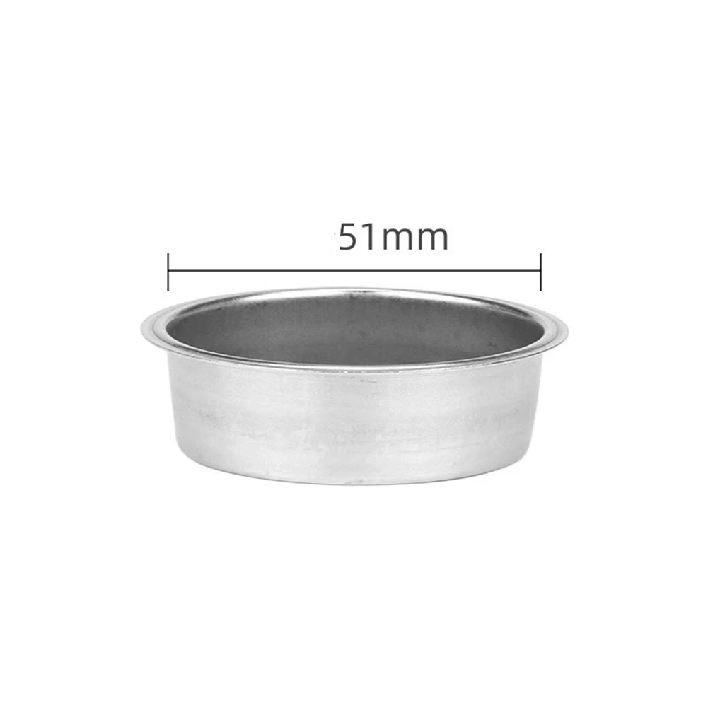 Pressure Cup Filter Coffee Machine Espresso Accessories Detachable Powder Cup Stainless Steel Powder Bowl Basket A