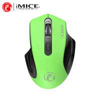 IMICE Wireless Mouse 2.4G Silent Mouse 4Buttons 1600DPI Optical Computer Mouse Ergonomic Battery Mice For Office Laptop PC