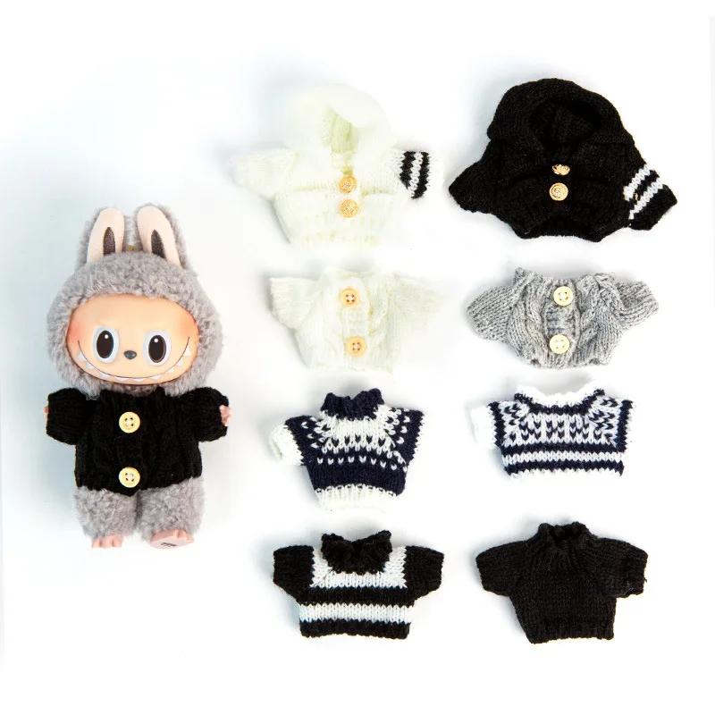 

Labubu Doll Clothes Labubu Doll Clothes Generation 1 and 2 Labubu Clothing Accessories Labubu Sitting Party Doll Clothes Black