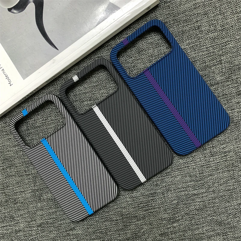 For Xiaomi Poco F8 Ultra F8 Pro Case Luxury Kevlar Carbon Fiber Texture Pattern Ultra Thin Shockproof Bumper Hard Back Cover