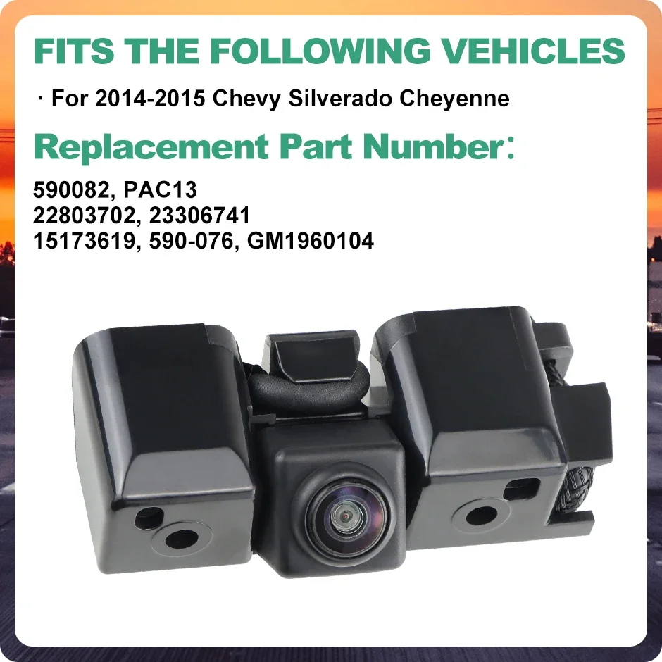 22803702 23306741 Car Replace Rear Park Camera For Chevrolet Silverado 1500 2500 3500 GMC Sierra 2014-2015 Rear View Camera Assy