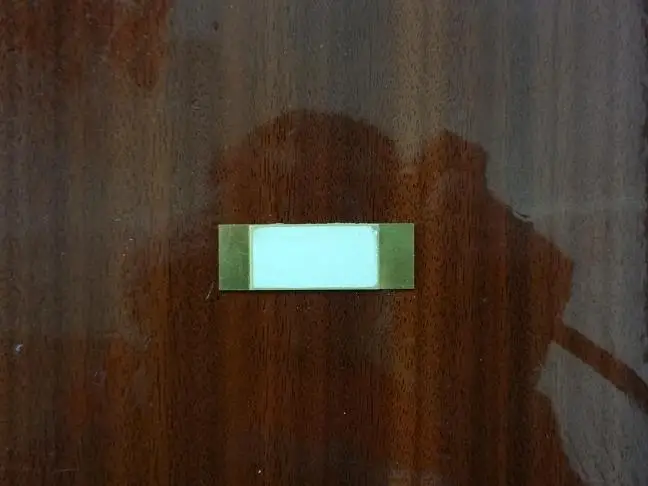 Parallel dual crystal piezoelectric film, ceramic: 30mmx10mmx0.2mm; substrate: 50mmx10mmx0.2mm