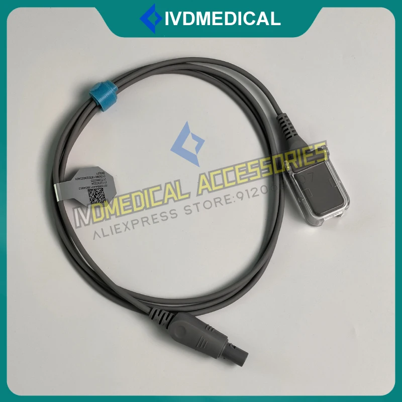 EDAN IM50 IM60 IM70 IM8 IM-50 60 70 6Pin SpO2 Extension Cable 2M Original New