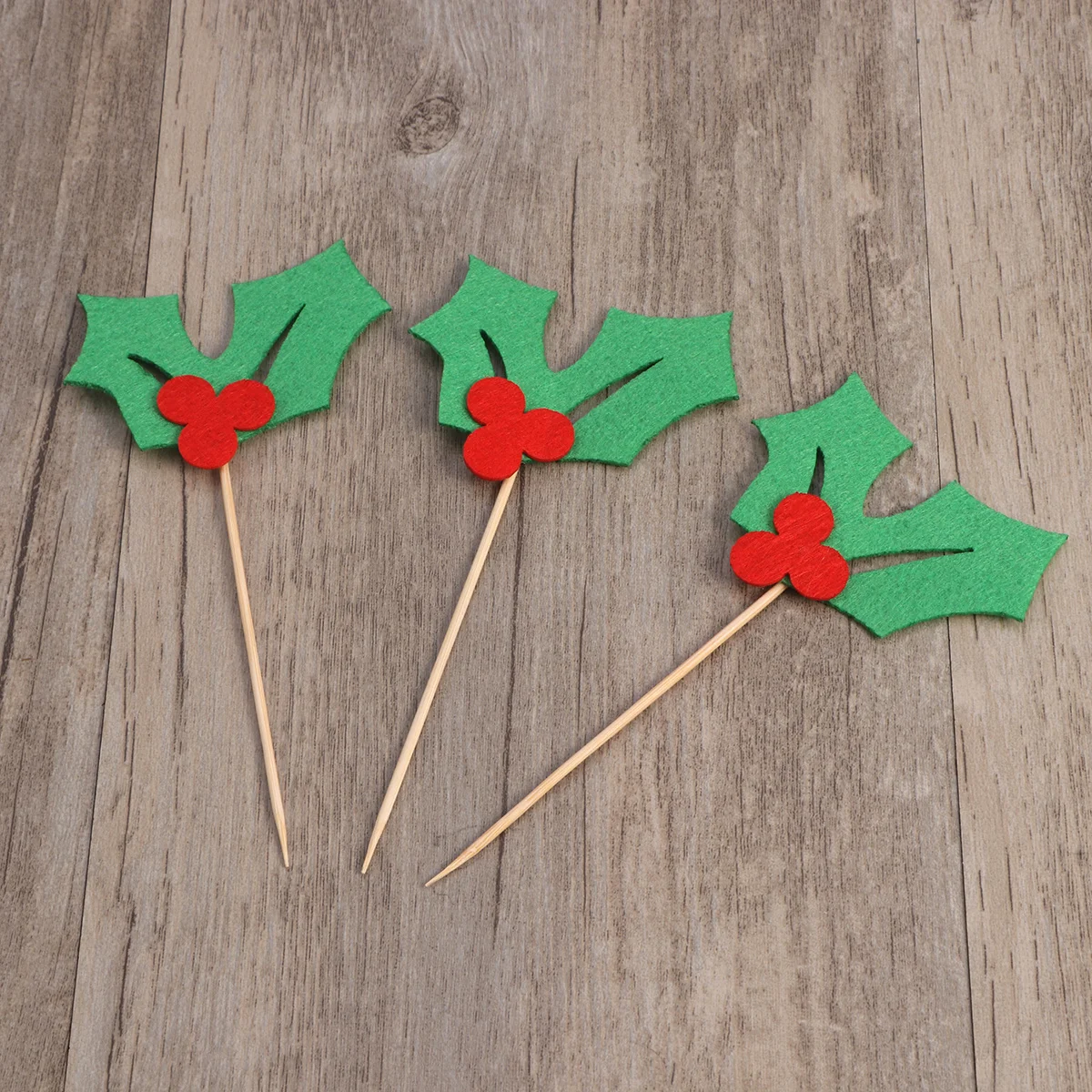 

10pcs Picks Decorations For Wedding Party Supplies Christmas Cake Decorations Christmas Cake Pick Food Ornaments