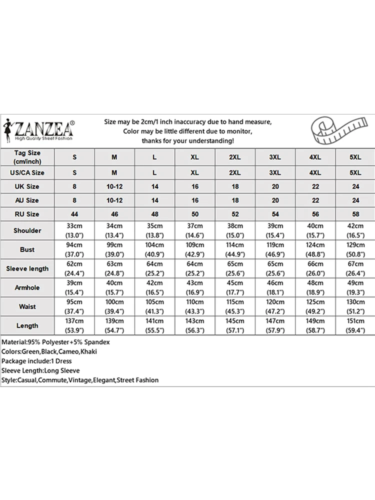 ZANZEA فساتين ماكسي متواضعة إسلامية للنساء أنيقة مكشكشة وأكمام طويلة مطوي عباية رداء حجاب إسلامي للعيد فساتين 2025 #6