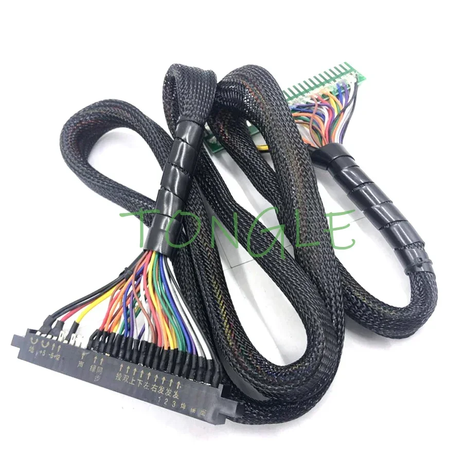 Arcade Game Machine 28pin JAMMA Extension Cable 150mm Jamma Harness Connectors Gold finger, For Arcade Game Parts/Coin Operator