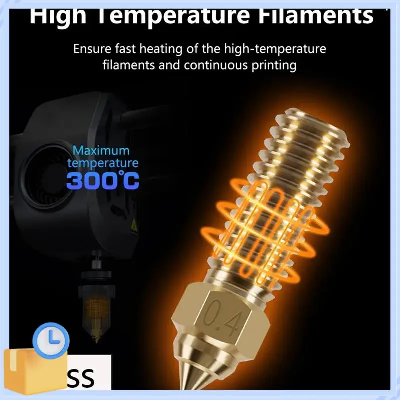 

Популярный комплект Creality K1/K1 Max Hotend, нагревательный блок, латунное сопло, биметаллическое горло 300 ° C Аксессуары для горячего конца экструдера