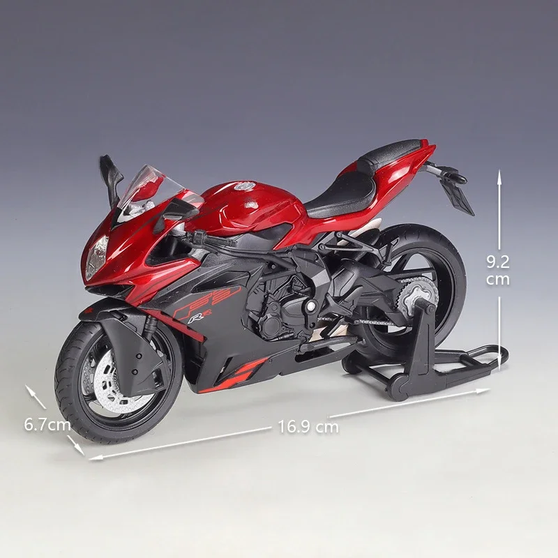 1:12 MV Agusta F3 RR 2022 Alloy Motorcycle Model Diecast Metal Vehicles Street Off Road Autocycle Collection Children Toys Gift