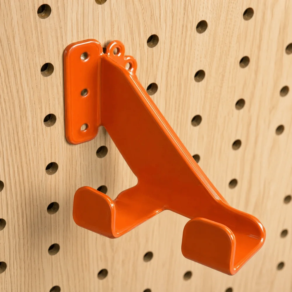 Premium Heavy-Duty Chainsaw Hook Metal Anti-Slip Hooks Chainsaw Hanger Space-Saving Rust-Proof Garage Storage Rack Wall Rack