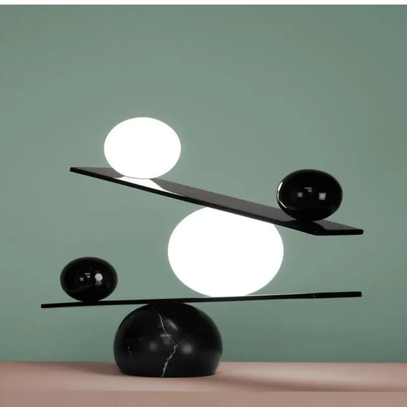 Moderne Huisdecoratie Bureau Leeslamp Ronde Luxe Led Glazen Balanstafellamp