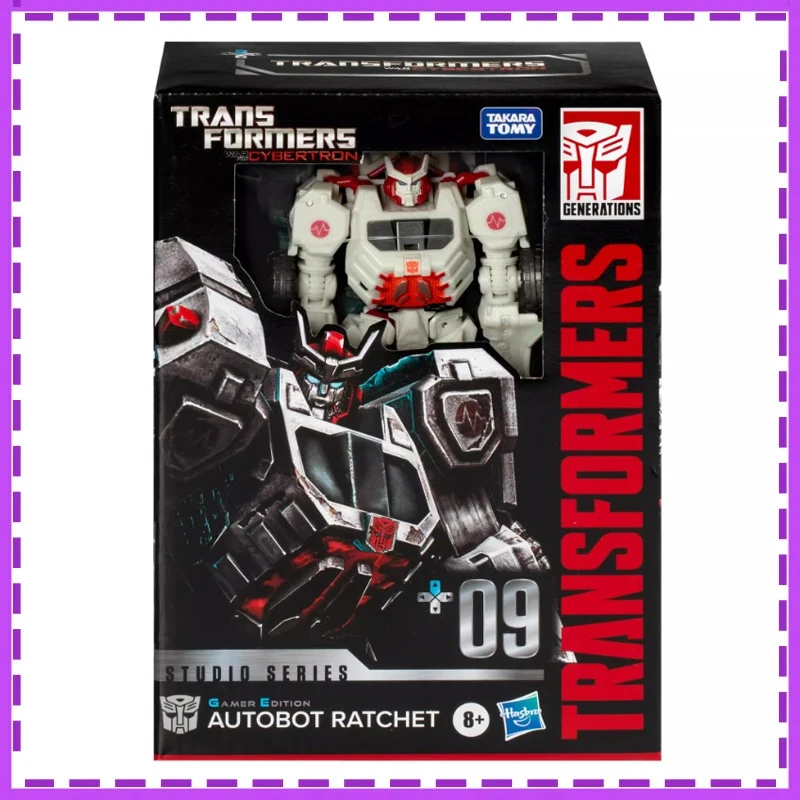 Hasbro Transformers War for Cybertron Autobot Ratchet Game Edition Studio Series PVC Original Anime Action Figure Model Toys