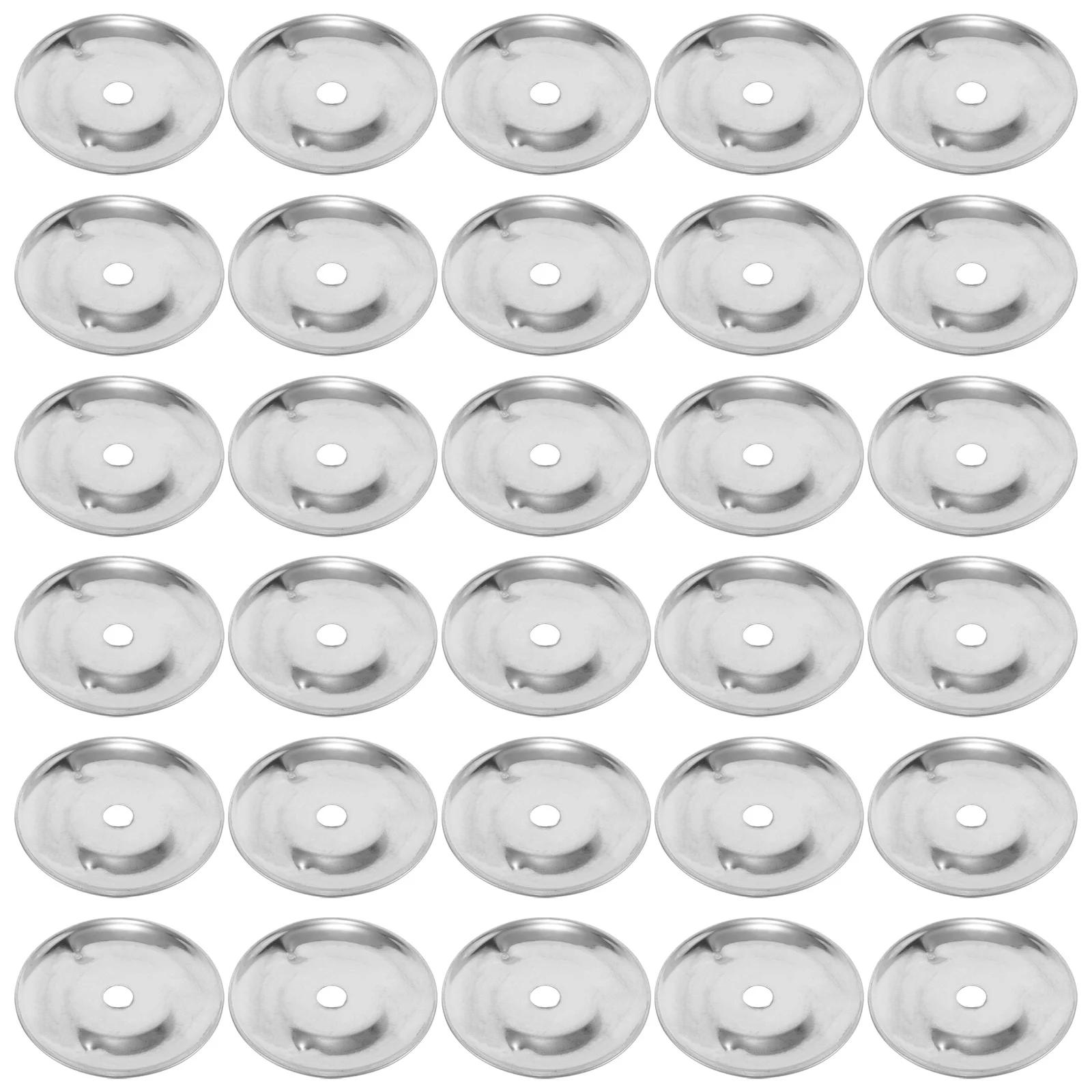 

50Pcs Stainless Steel Tambourine Bells Long-Lasting Single Ring for Handheld Percussion Instrument Accessories