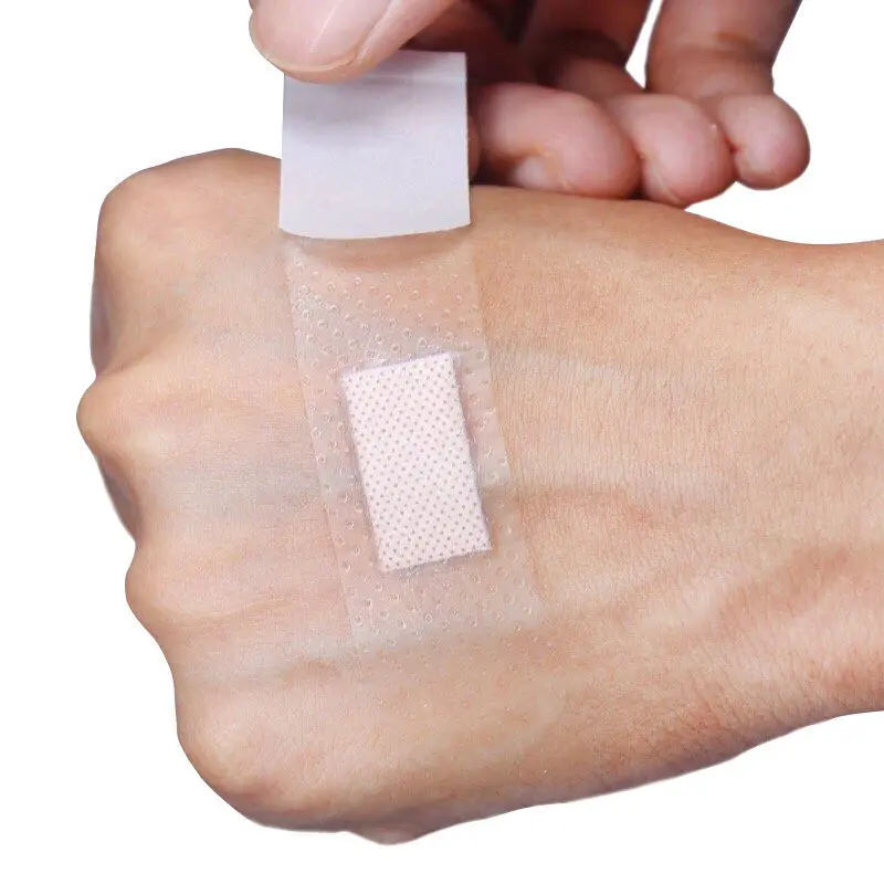 Imagem -03 - Bandaid de Emergência Transparente para Adultos e Crianças Pasta Hemostática Respirável Bandagem Autoadesiva Bandagem de Acampamento ao ar Livre 160 Pcs por Conjunto