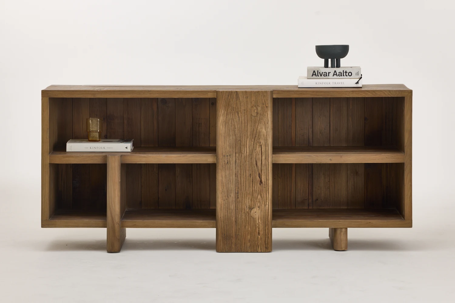 High-end Hotel, Homestay and Resort Furniture Design: Vintage Irregular Dining Cabinet in Reclaimed Cedar