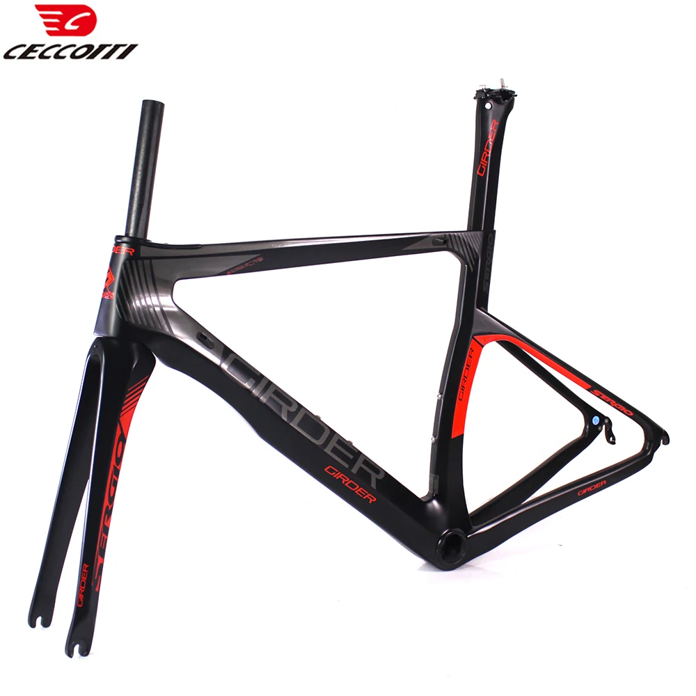 Carbon Frame for Road Bike, Bicycle Frameset, 700C Wheels, 25mm Tire, In Stock